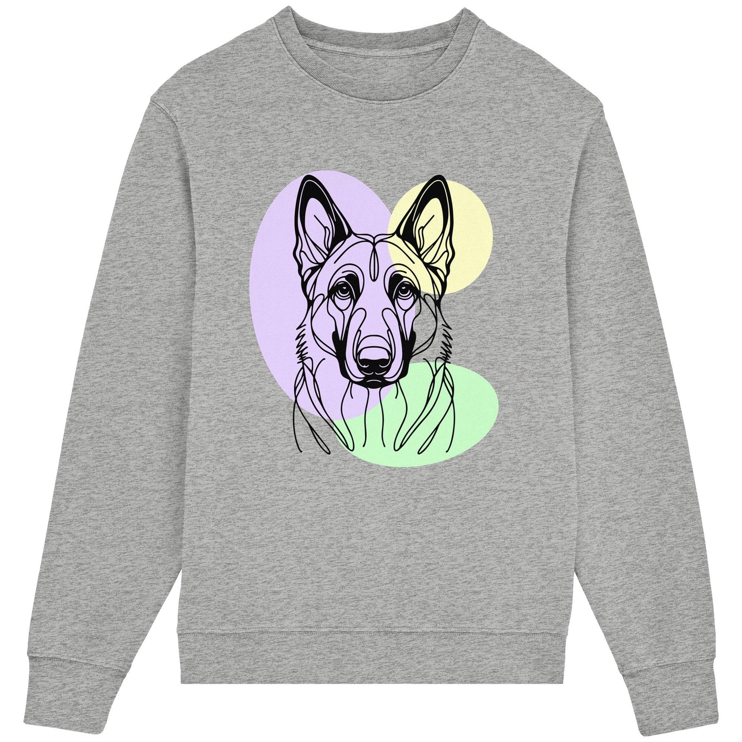 Line Art - Süßer Malinois - Organic Lightweight Sweatshirt
