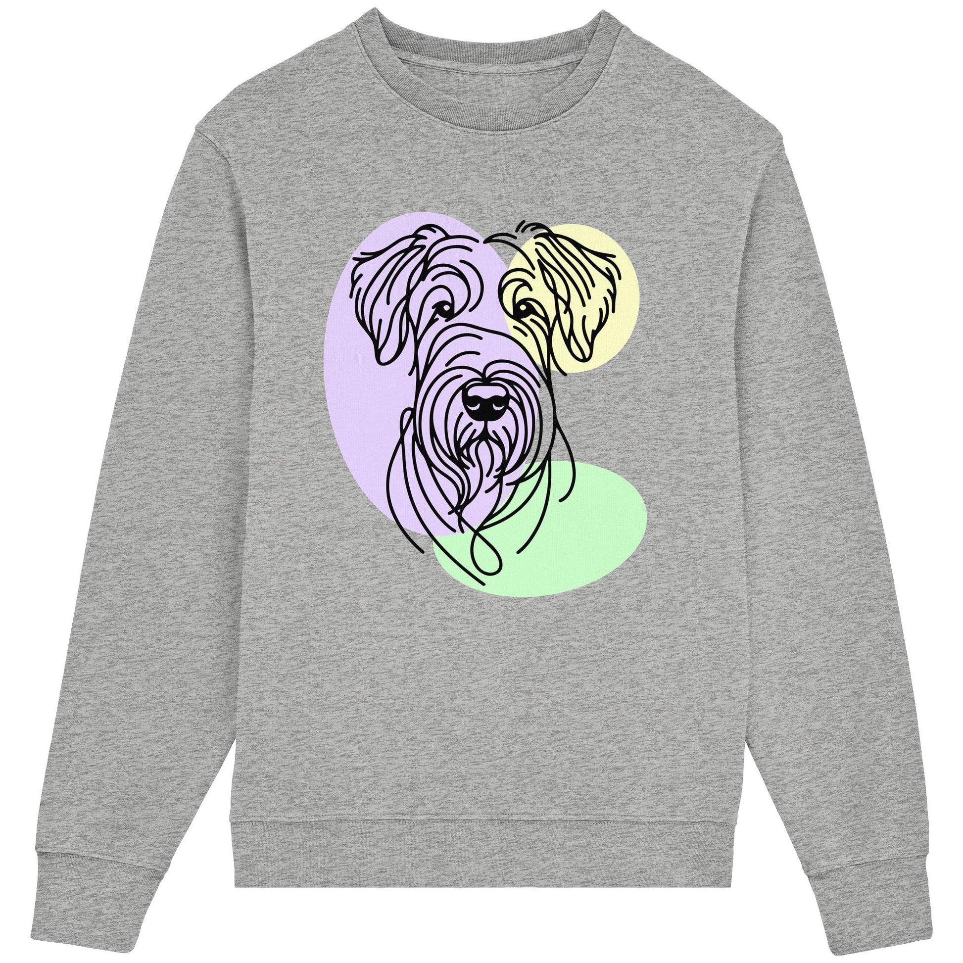 Line Art - Süßer Irish Terrier - Organic Lightweight Sweatshirt