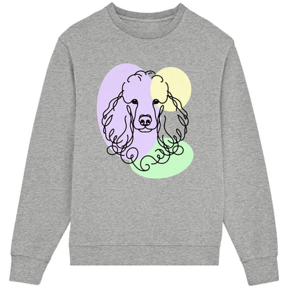 Line Art - Süßer Pudel - Organic Lightweight Sweatshirt