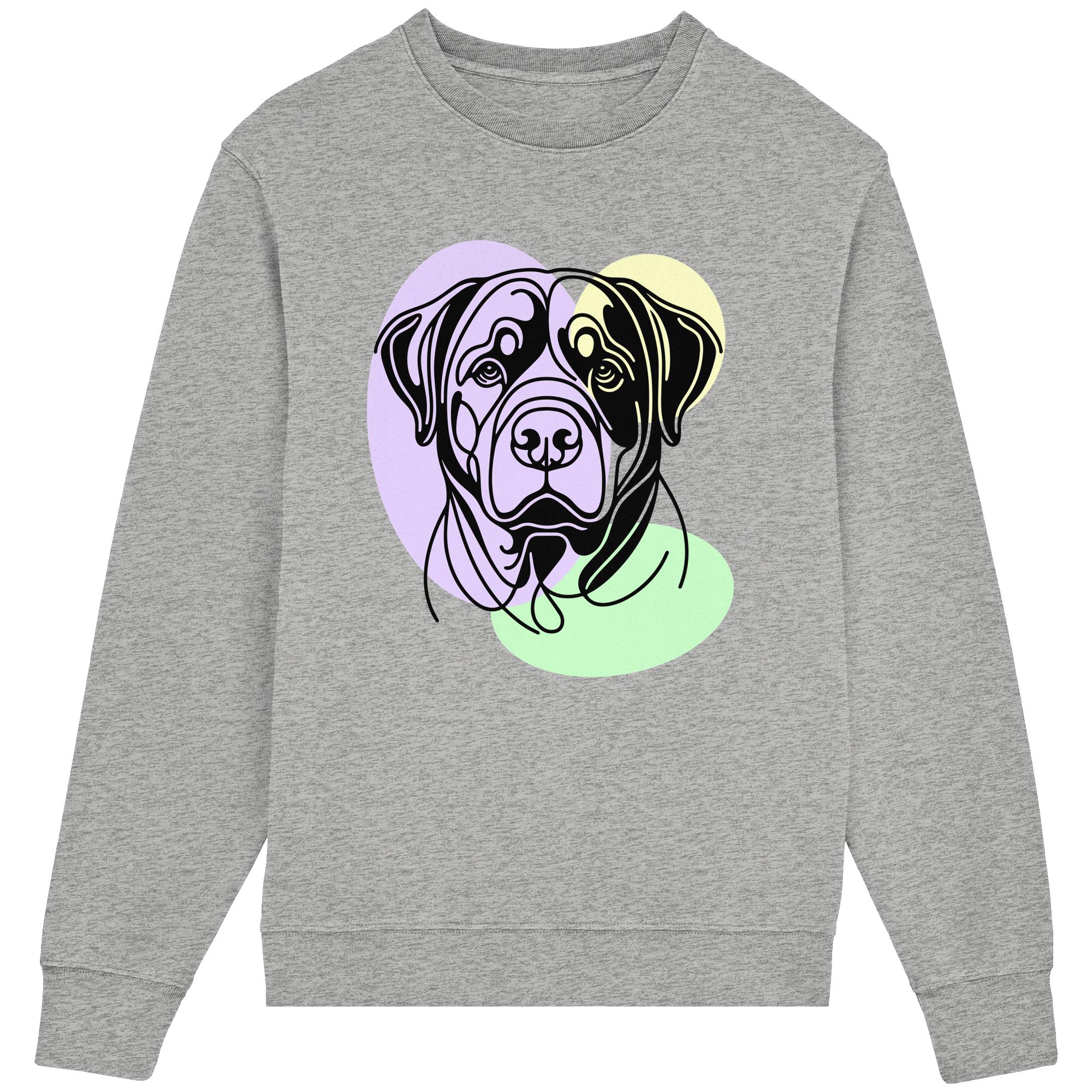 Line Art - Süßer Rottweiler - Organic Lightweight Sweatshirt