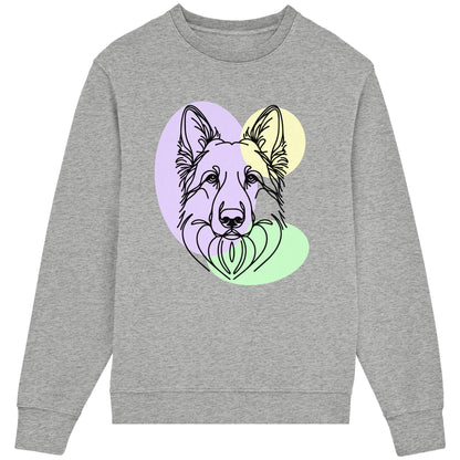 Line Art - Schäferhund - Organic Lightweight Sweatshirt