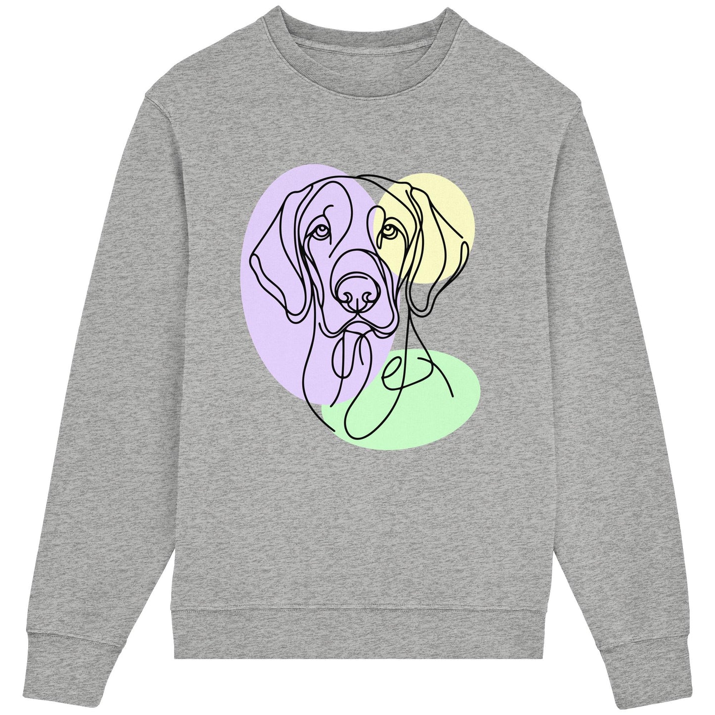 Line Art - Süßer Vizsla - Organic Lightweight Sweatshirt