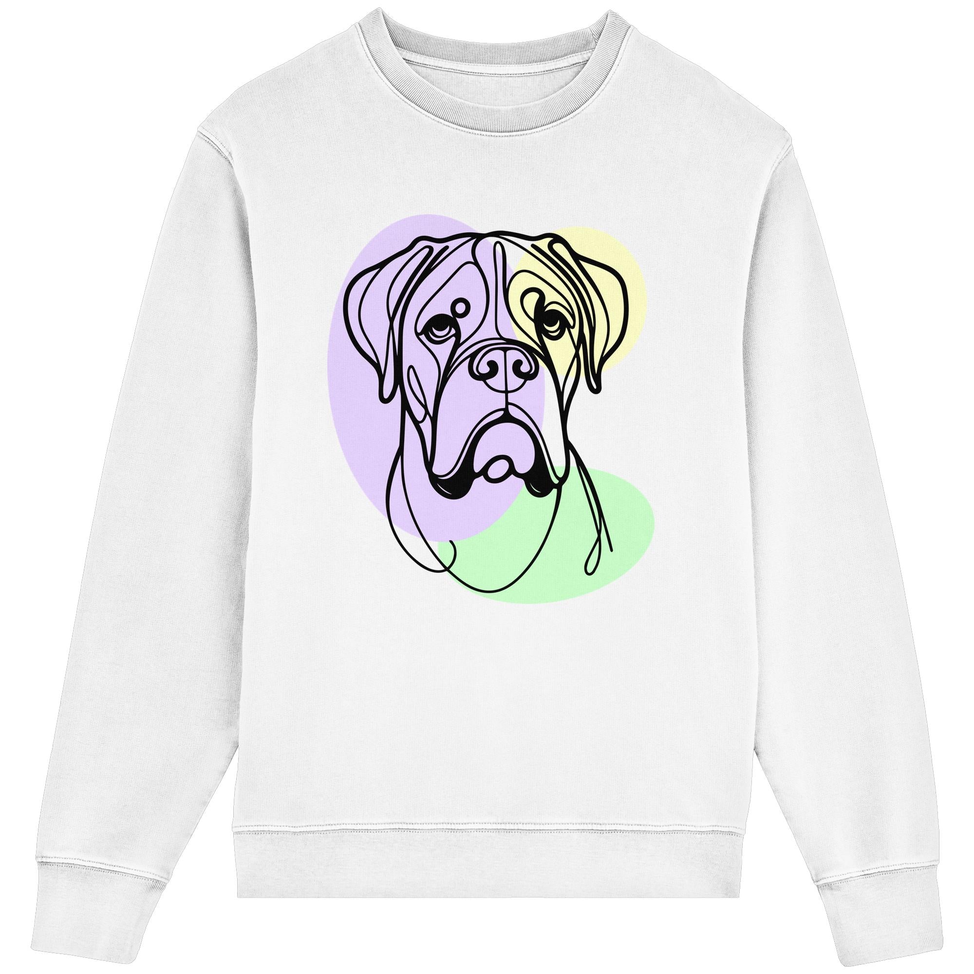 Line Art - Süßer Boxer - Organic Lightweight Sweatshirt