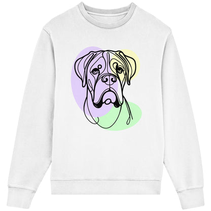 Line Art - Süßer Boxer - Organic Lightweight Sweatshirt