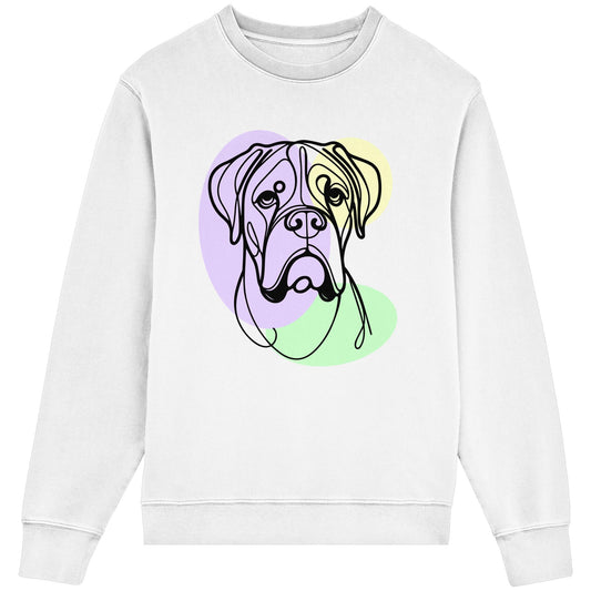 Line Art - Süßer Boxer - Organic Lightweight Sweatshirt