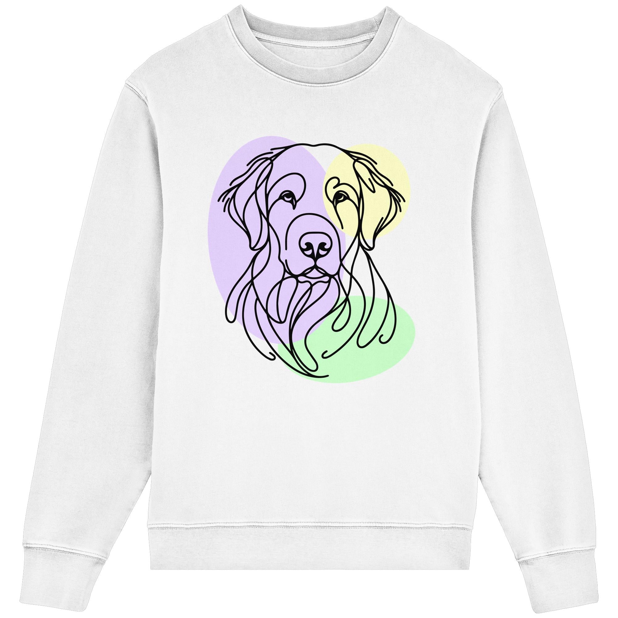 Line Art - Süßer Kuvasz - Organic Lightweight Sweatshirt