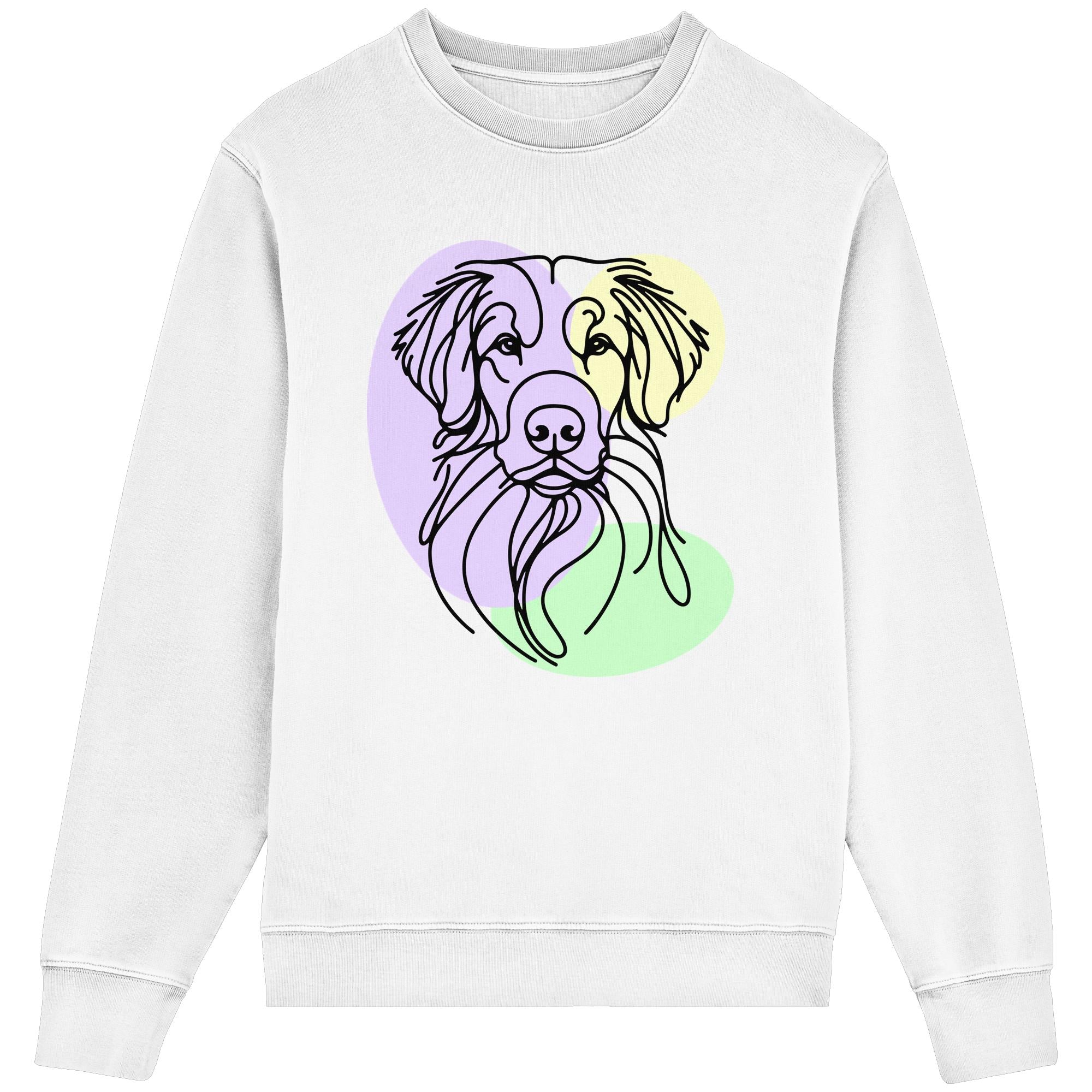 Line Art - Süßer Nova Scotia Duck Tolling Retriever - Organic Lightweight Sweatshirt