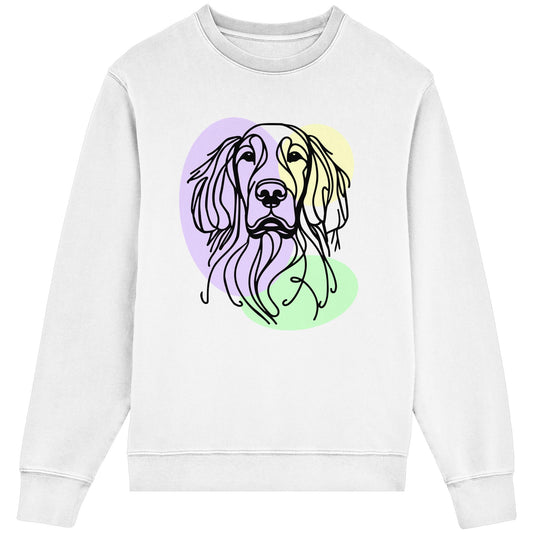 Line Art - Süßer Gordon Setter - Organic Lightweight Sweatshirt