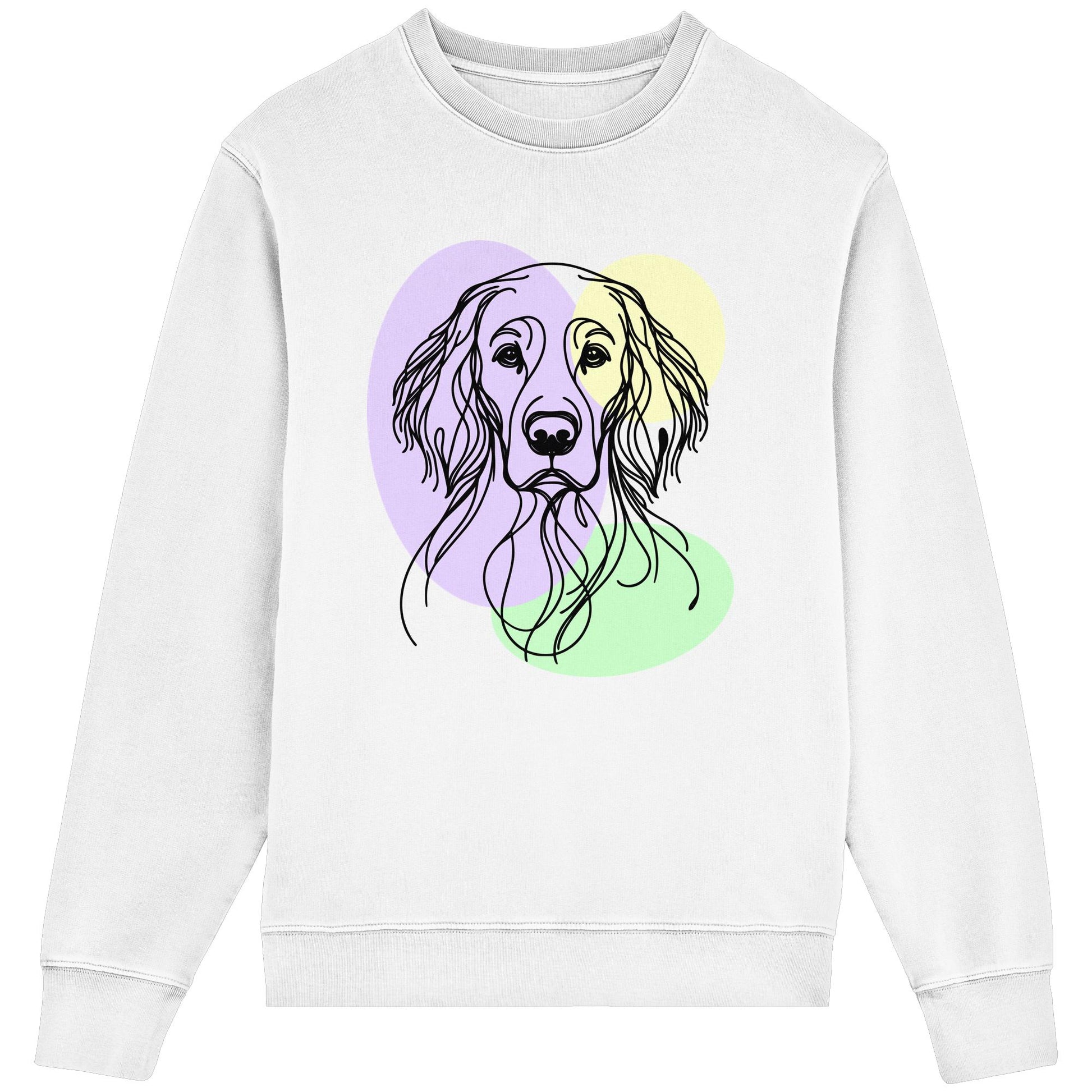 Line Art - Süßer English Setter - Organic Lightweight Sweatshirt
