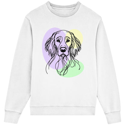 Line Art - Süßer English Setter - Organic Lightweight Sweatshirt