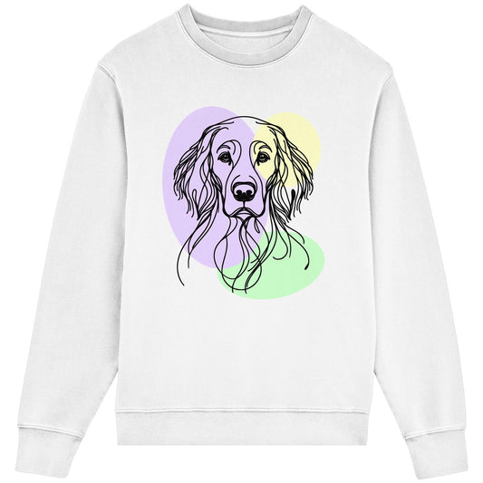 Line Art - Süßer English Setter - Organic Lightweight Sweatshirt