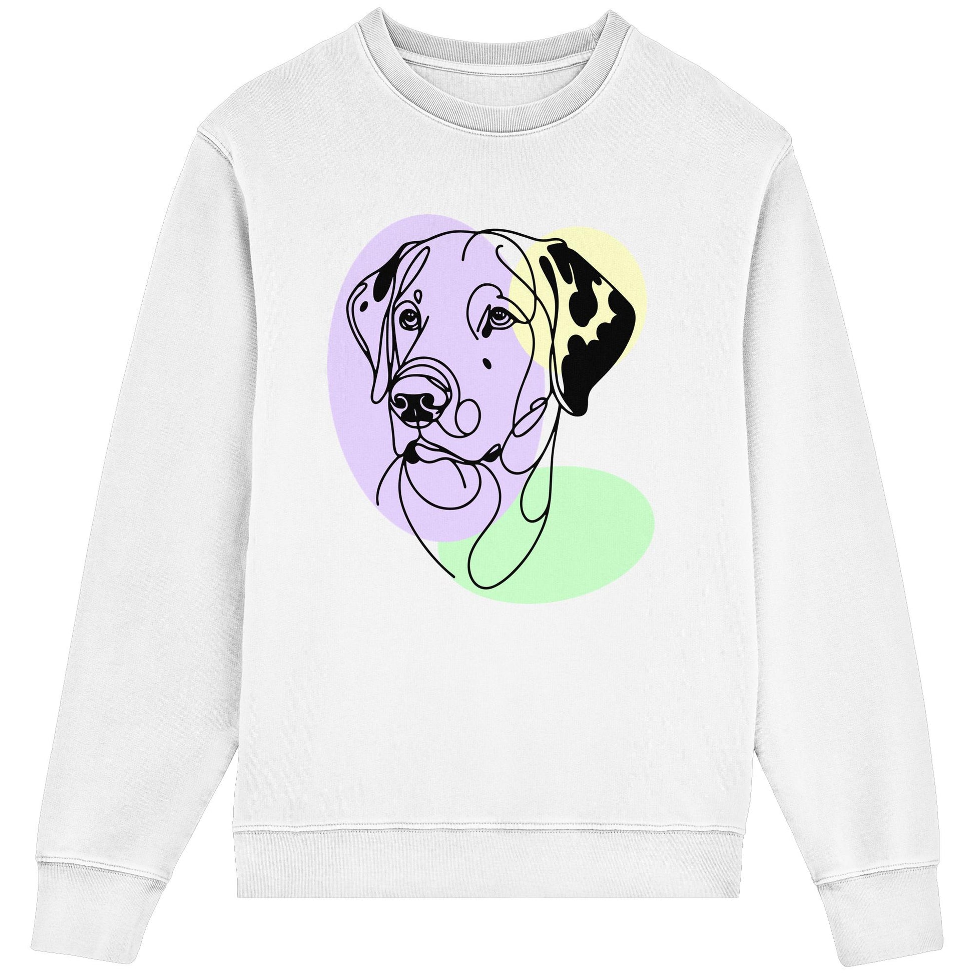 Line Art - Süßer Dalmatiner - Organic Lightweight Sweatshirt