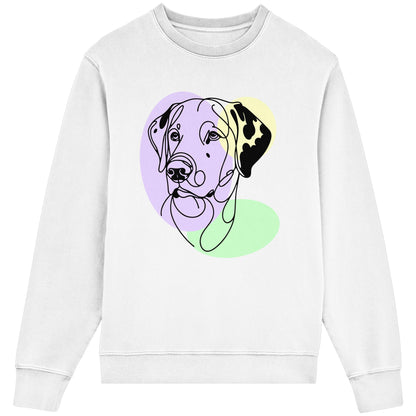 Line Art - Süßer Dalmatiner - Organic Lightweight Sweatshirt
