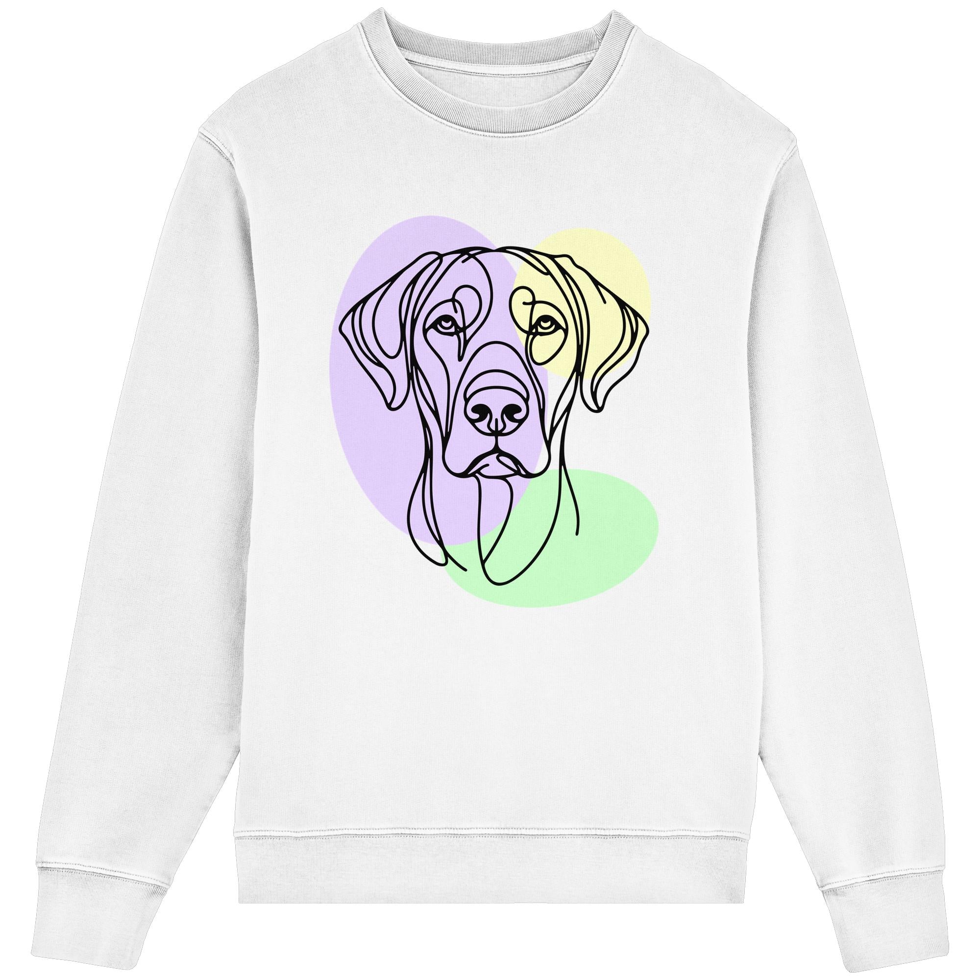 Line Art - Süßer Rhodesian Ridgeback - Organic Lightweight Sweatshirt