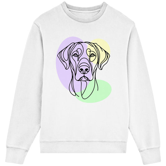 Line Art - Süßer Rhodesian Ridgeback - Organic Lightweight Sweatshirt