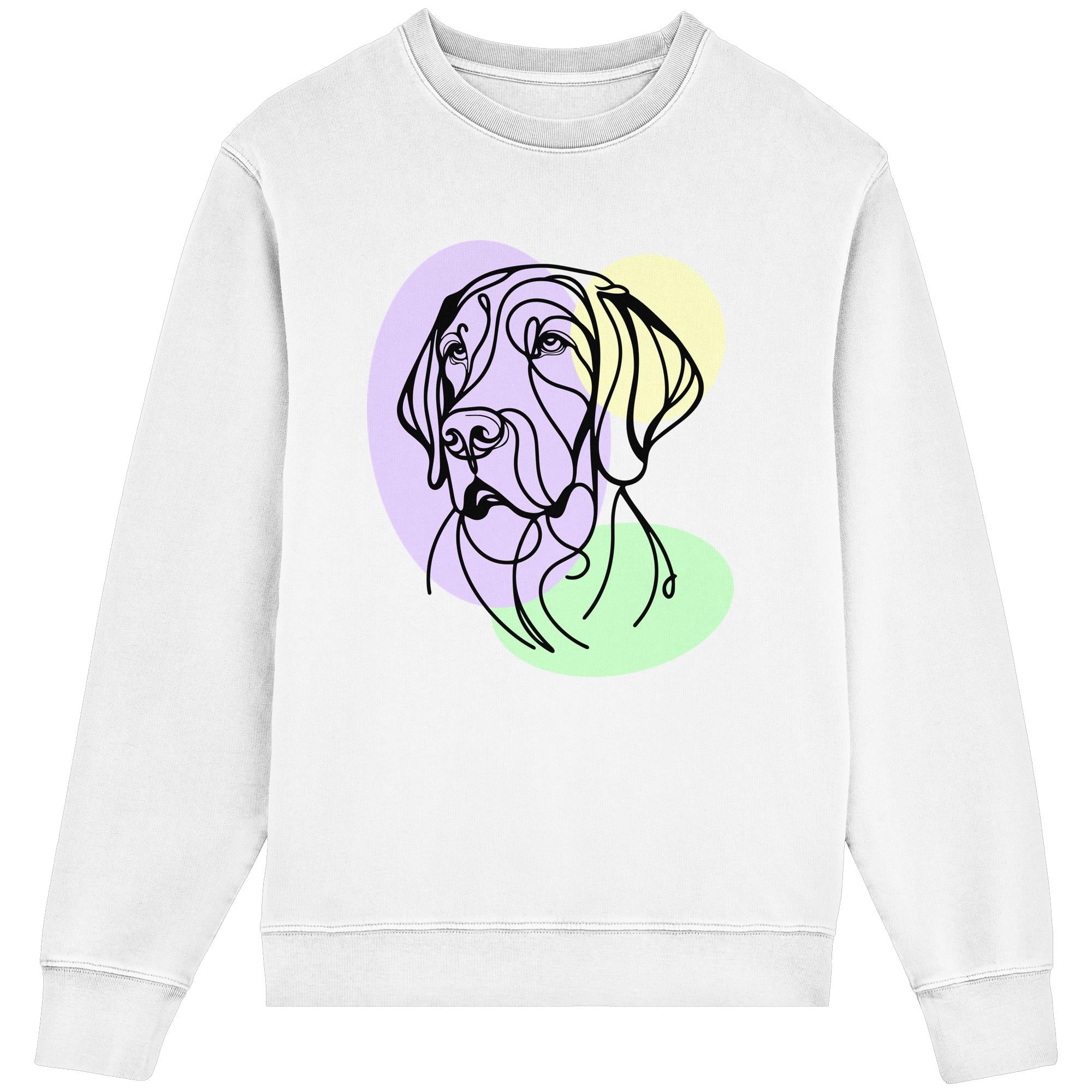 Line Art - Süßer Deutsch Kurzhaar - Organic Lightweight Sweatshirt