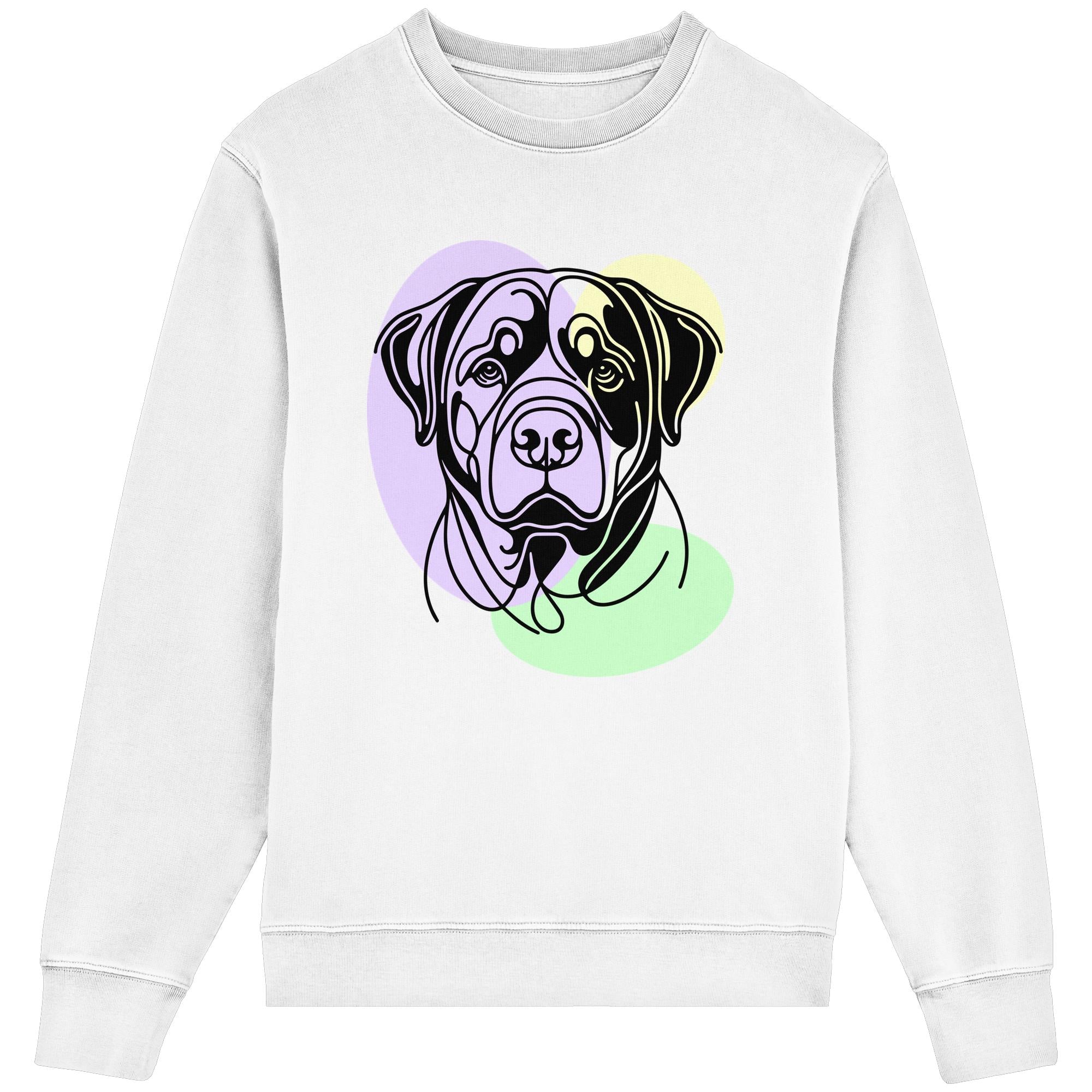 Line Art - Süßer Rottweiler - Organic Lightweight Sweatshirt