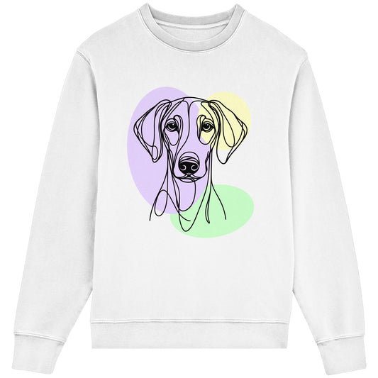Line Art - Süßer Dobermann - Organic Lightweight Sweatshirt