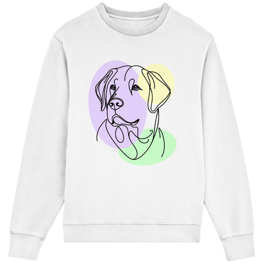 Line Art - Süßer Labrador - Organic Lightweight Sweatshirt