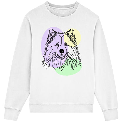 Line Art - Süßer Eurasier - Organic Lightweight Sweatshirt