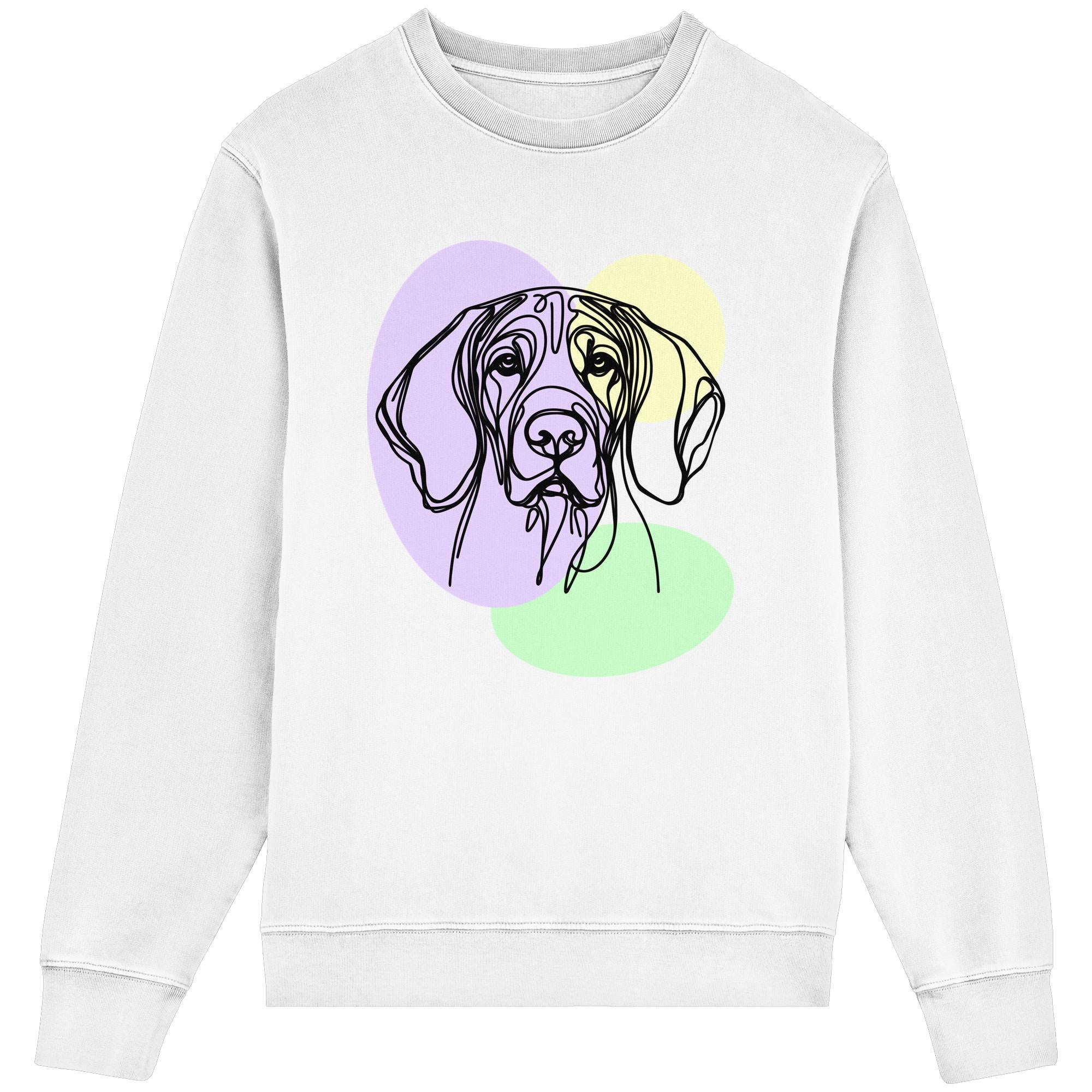 Line Art - Süßer Bayerischer Gebirgsschweißhund - Organic Lightweight Sweatshirt