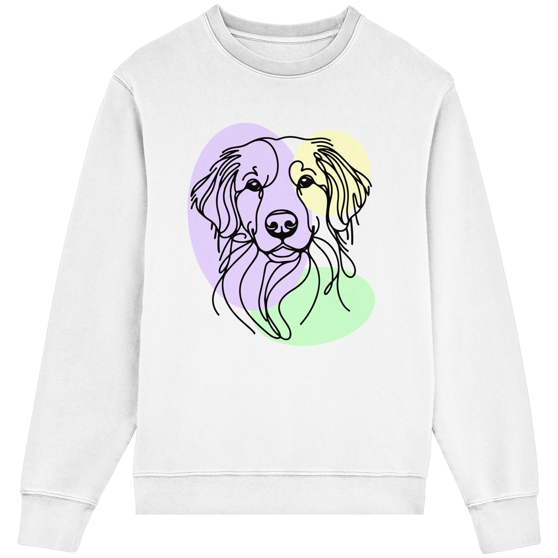 Line Art - Süßer Kooikerhondje - Organic Lightweight Sweatshirt