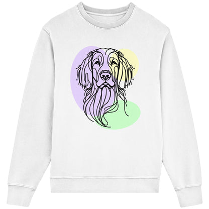 Line Art - Süßer Irish Setter - Organic Lightweight Sweatshirt