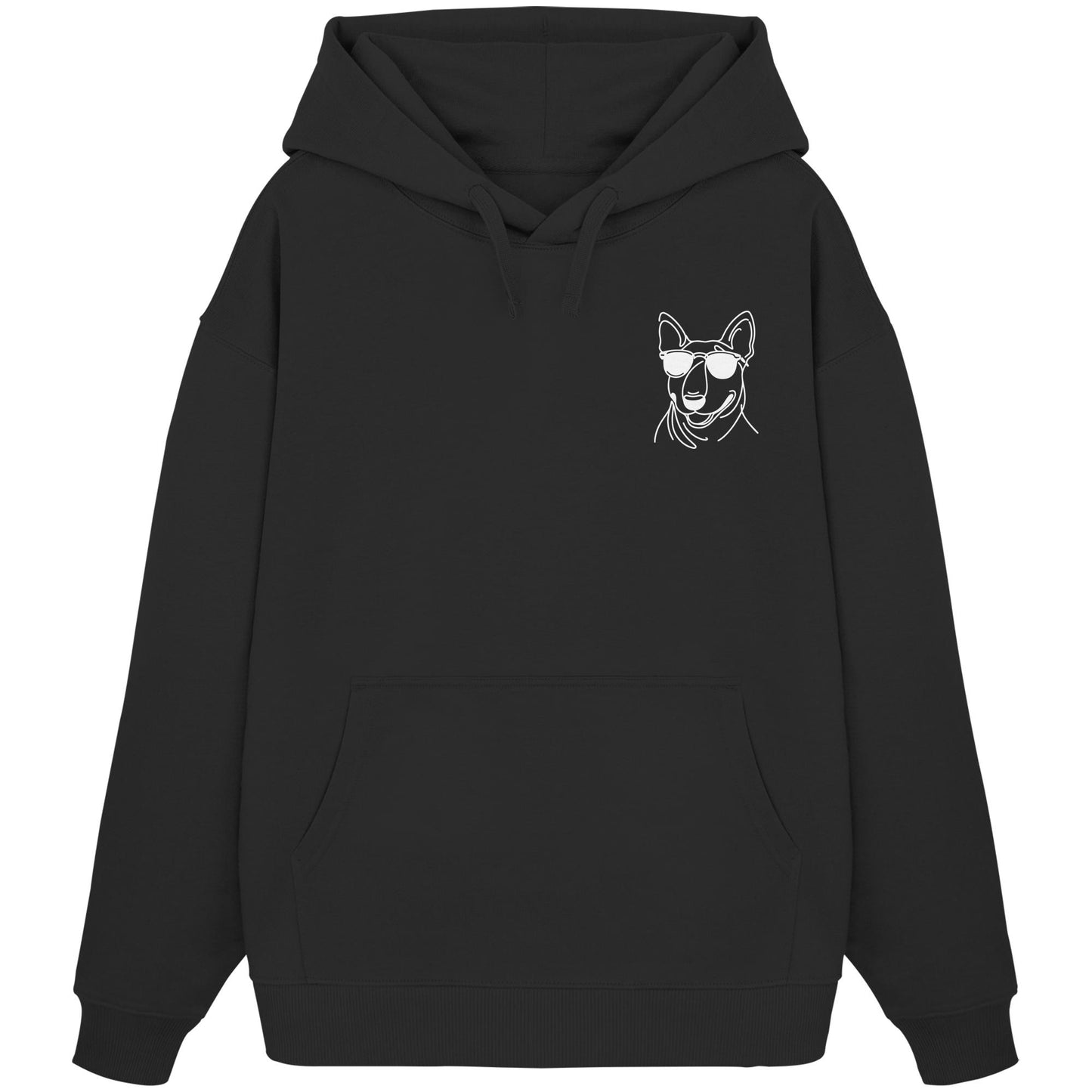 Line Art - Cooler Bullterrier - Organic Oversize Hoodie