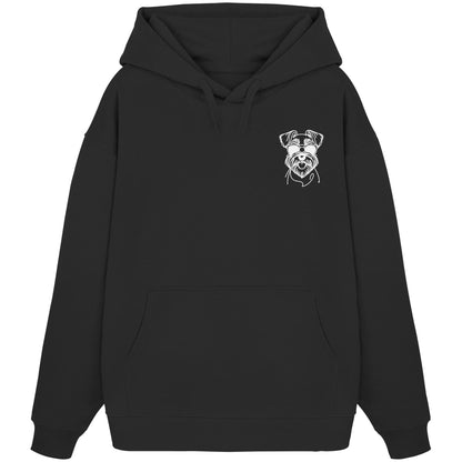 Line Art - Cooler Schnauzer - Organic Oversize Hoodie