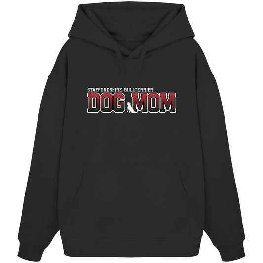 Staffordshire Bullterrier Mom - Varsity - Organic Oversize Hoodie