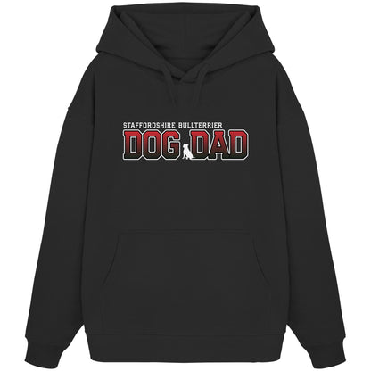 Staffordshire Bullterrier Dad - Varsity - Organic Oversize Hoodie