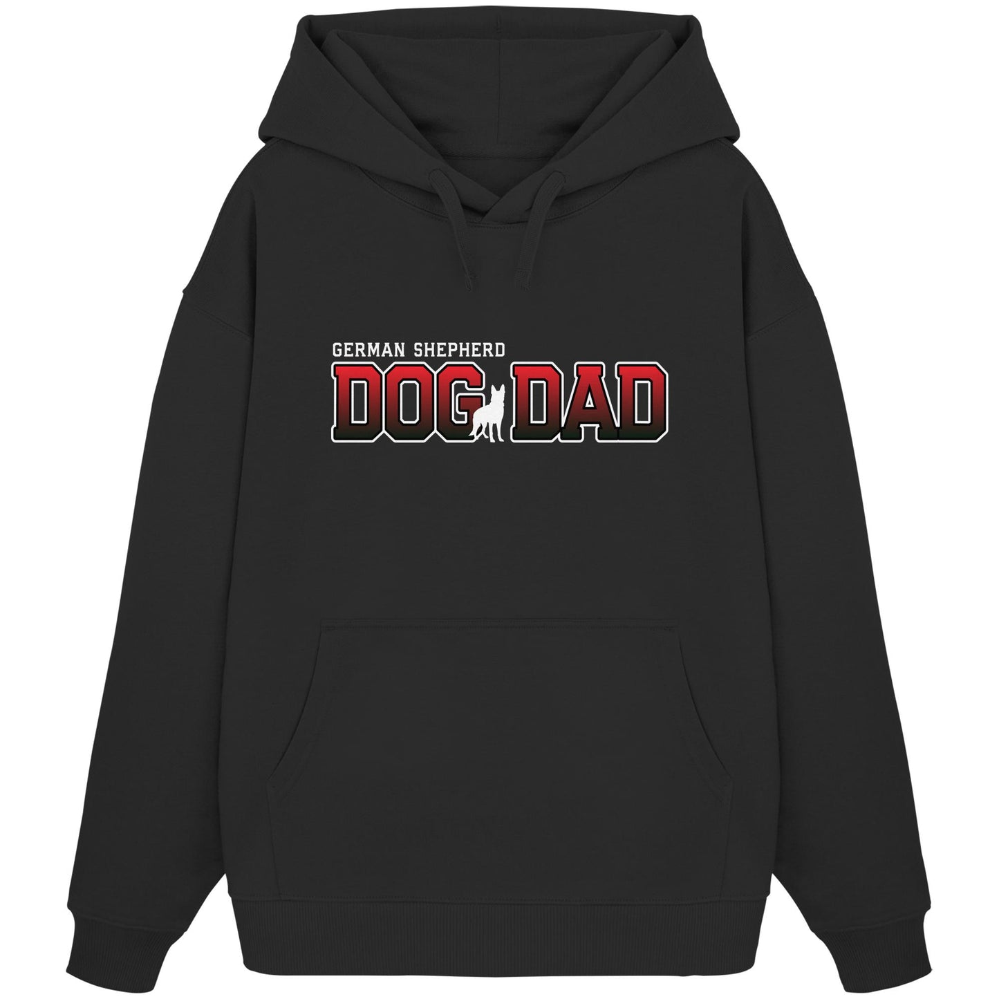 German Shepherd Dad - Varsity - Organic Oversize Hoodie