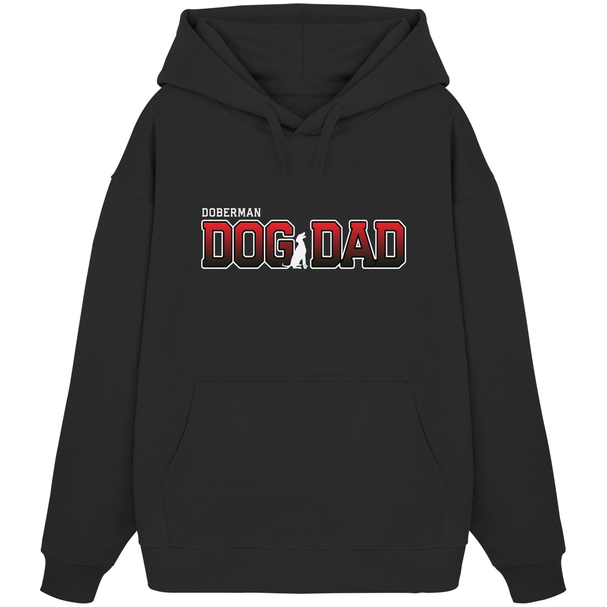 Doberman Dad - Varsity - Organic Oversize Hoodie