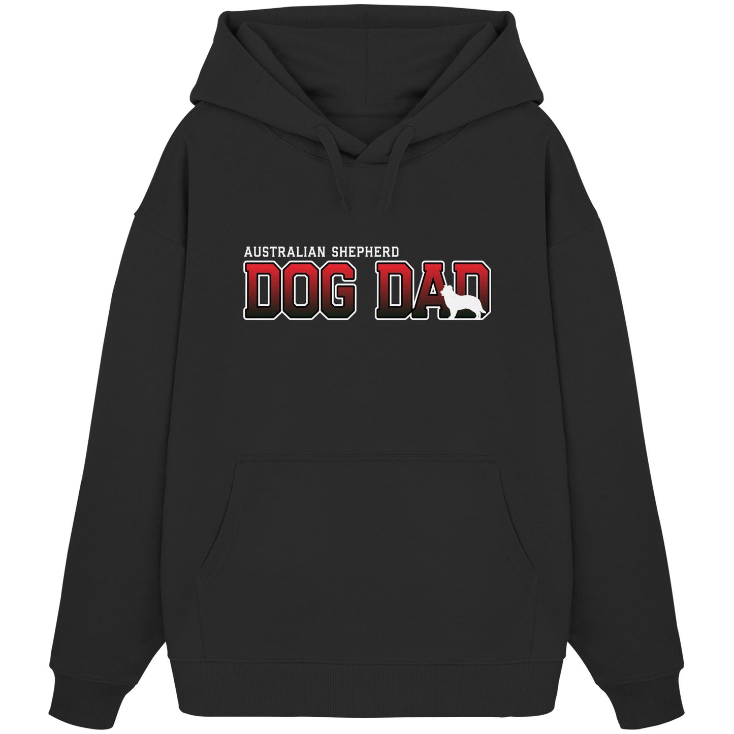 Australian Shepherd Dad - Varsity - Organic Oversize Hoodie
