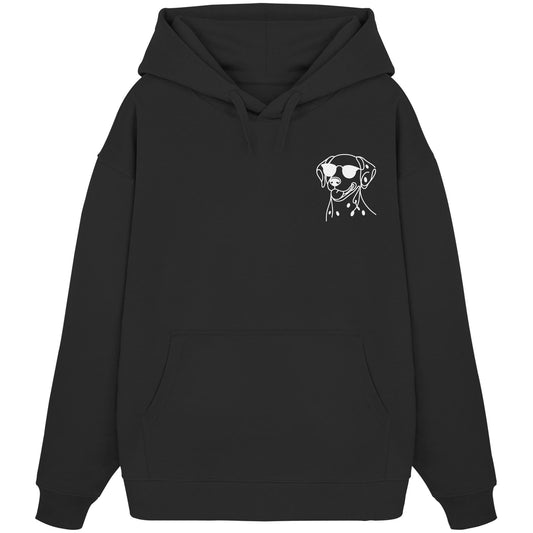Line Art - Cooler Dalmatiner - Organic Oversize Hoodie