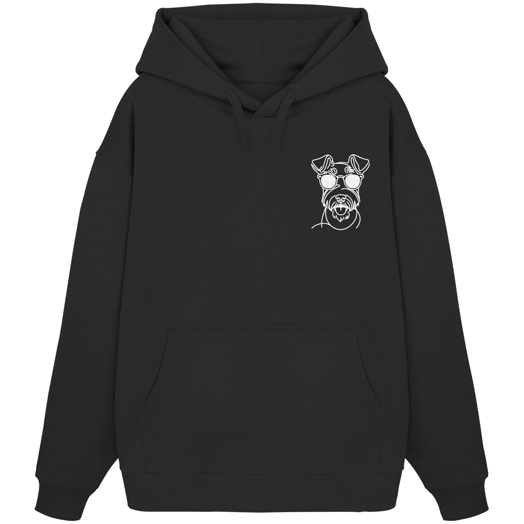 Line Art - Cooler Irish Terrier - Organic Oversize Hoodie