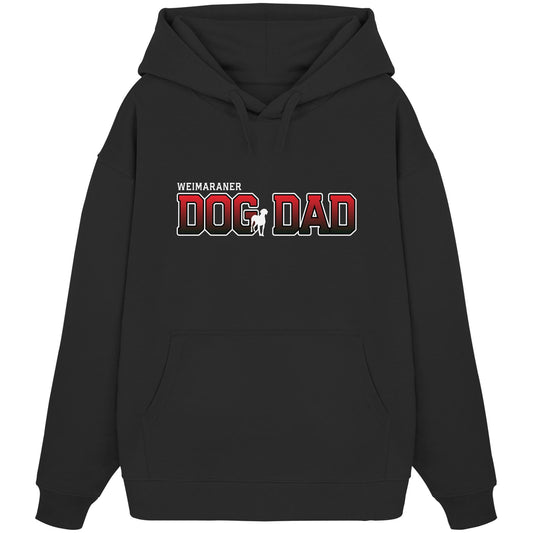 Weimaraner Dad - Varsity - Organic Oversize Hoodie