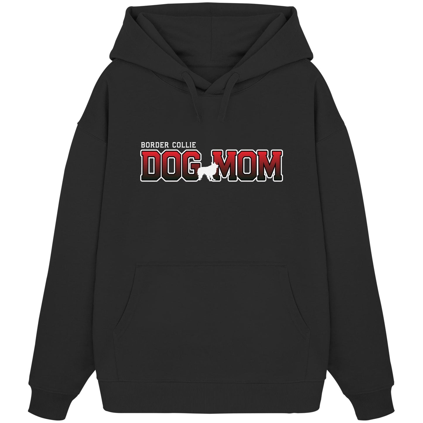 Border Collie Mom - Varsity - Organic Oversize Hoodie
