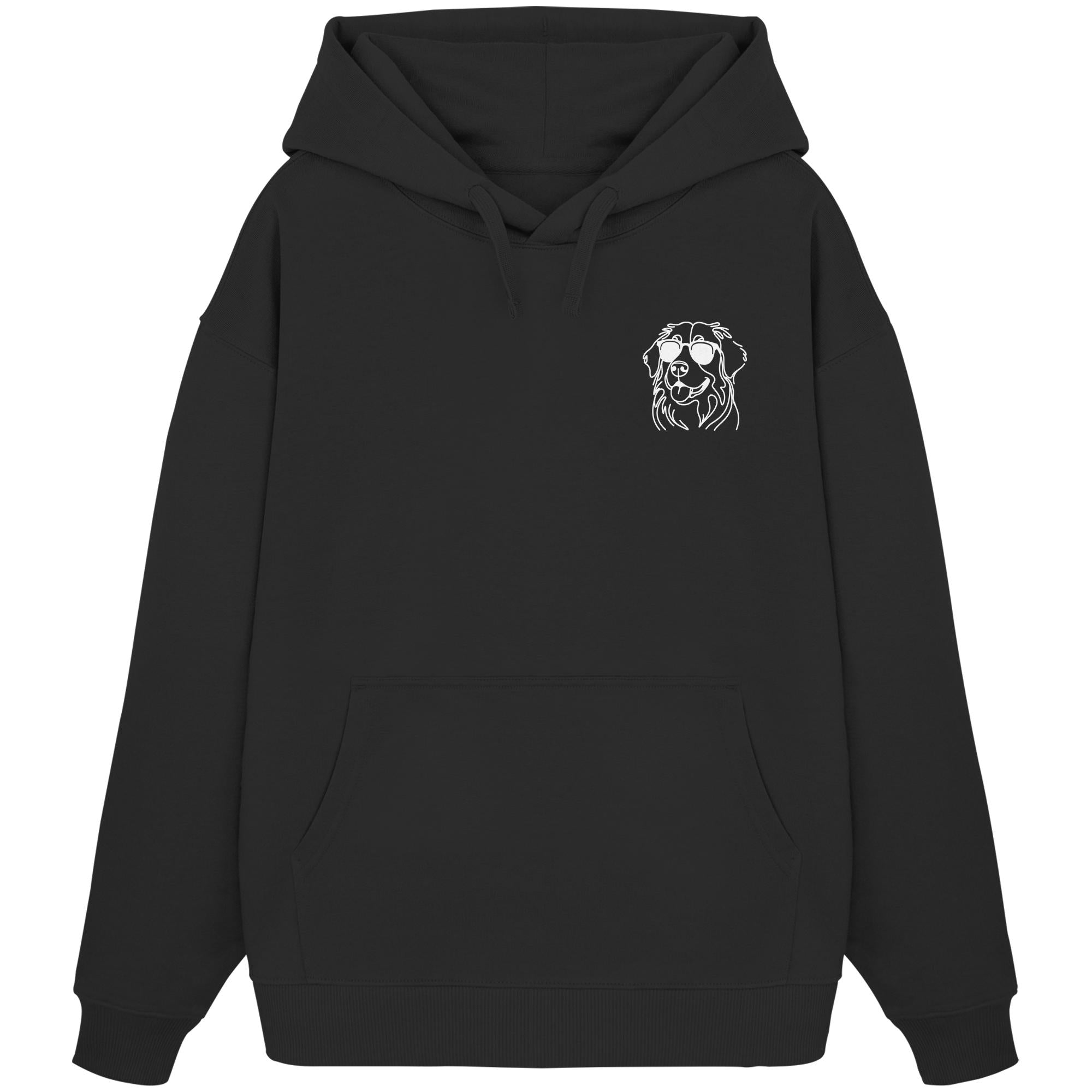 Line Art - Cooler Berner Sennenhund - Organic Oversize Hoodie