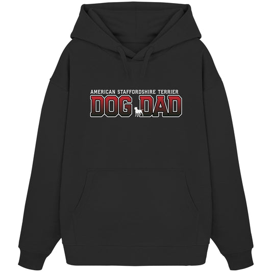 American Staffordshire Terrier Dad - Varsity - Organic Oversize Hoodie
