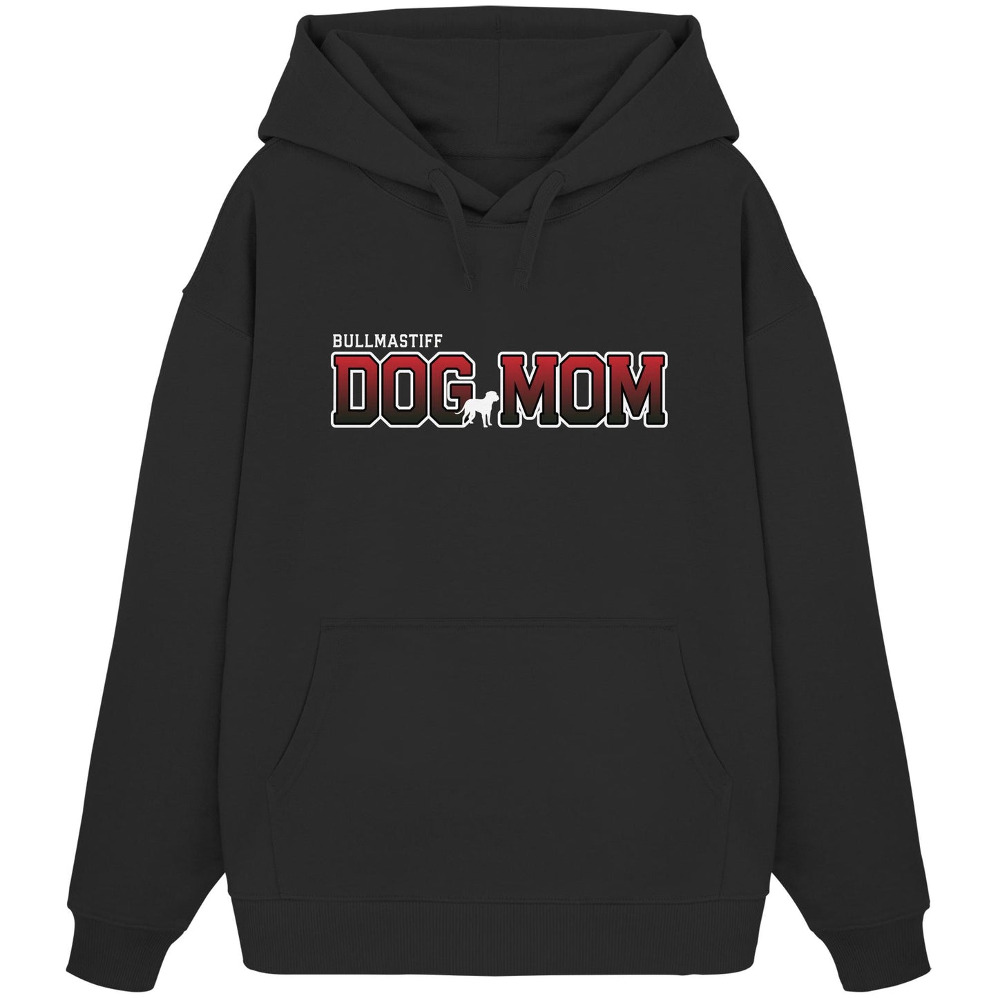 Bullmastiff Mom - Varsity - Organic Oversize Hoodie