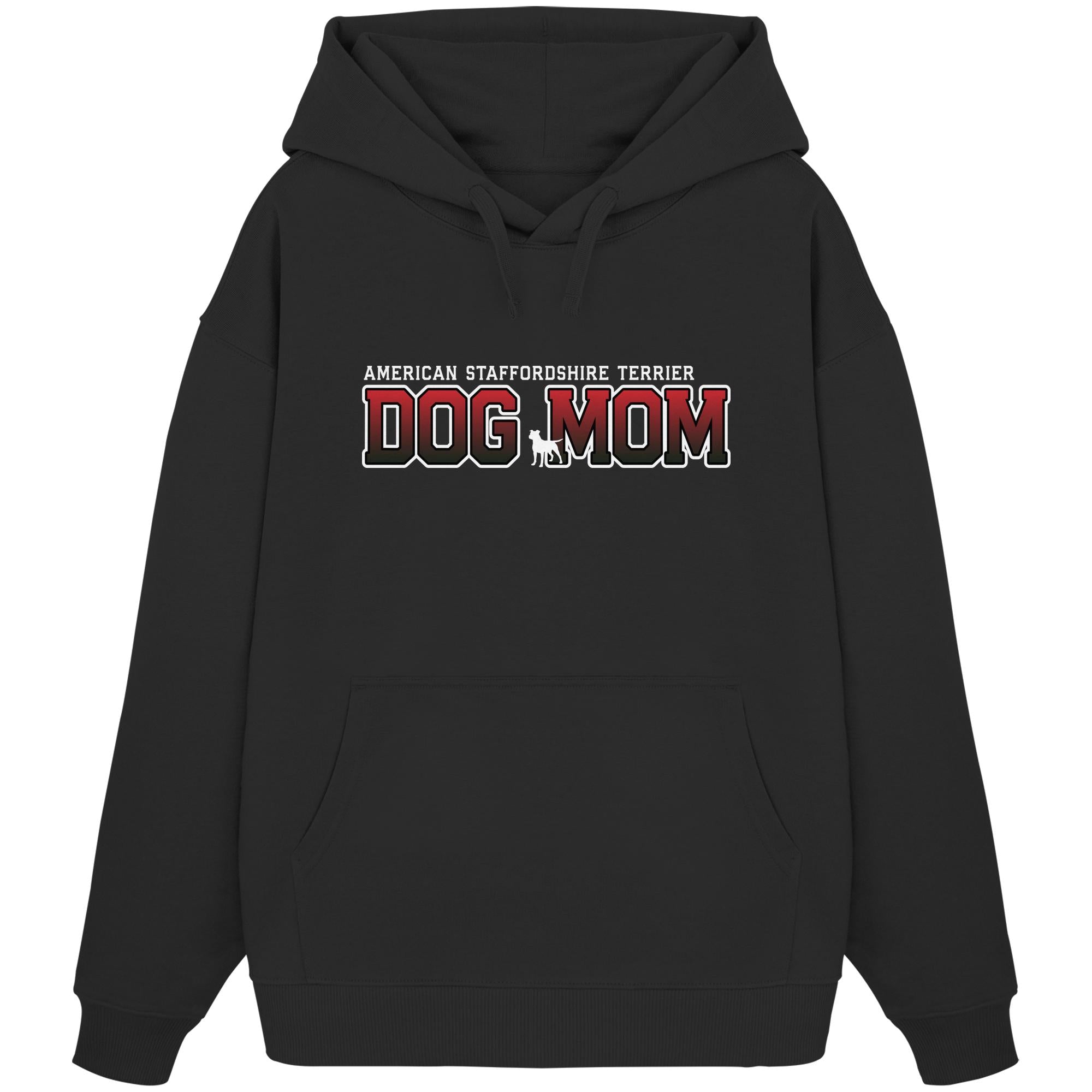 American Staffordshire Terrier Mom - Varsity - Organic Oversize Hoodie