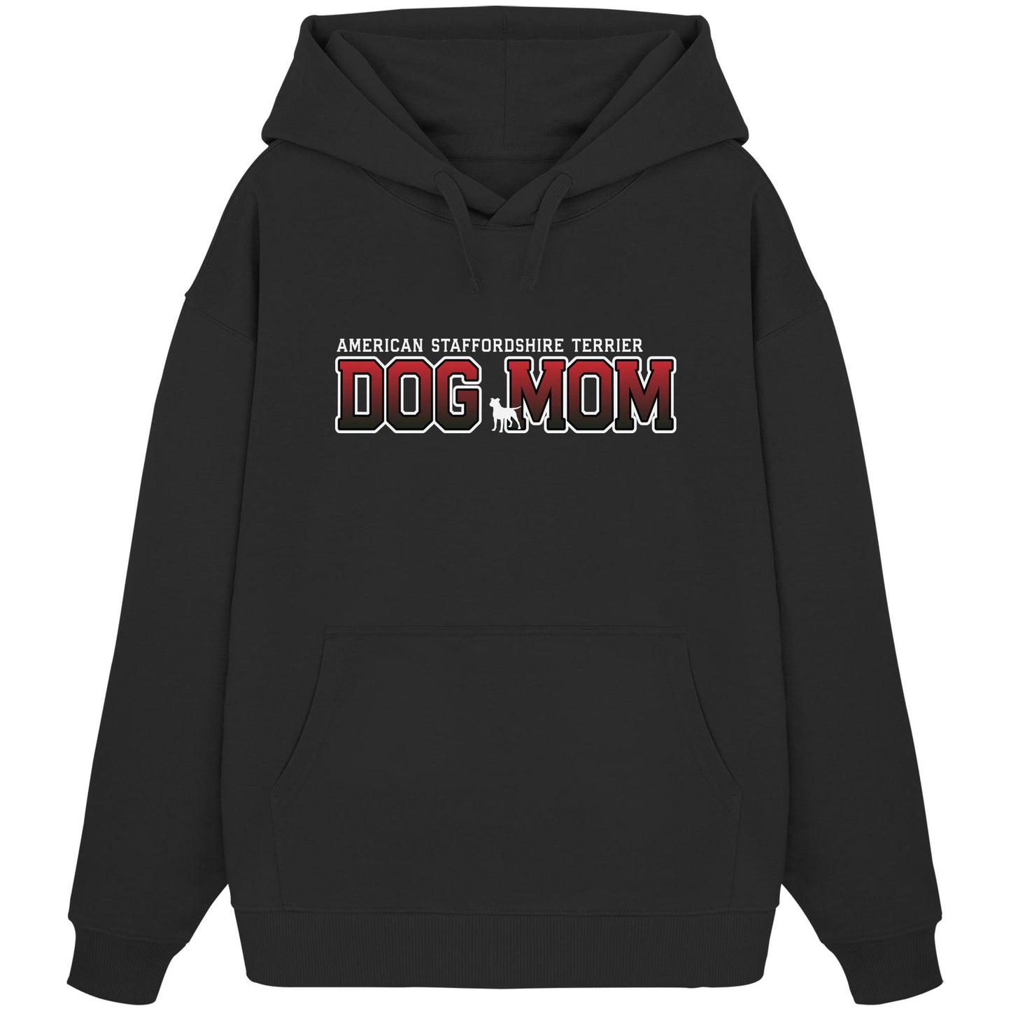 American Staffordshire Terrier Mom - Varsity - Organic Oversize Hoodie