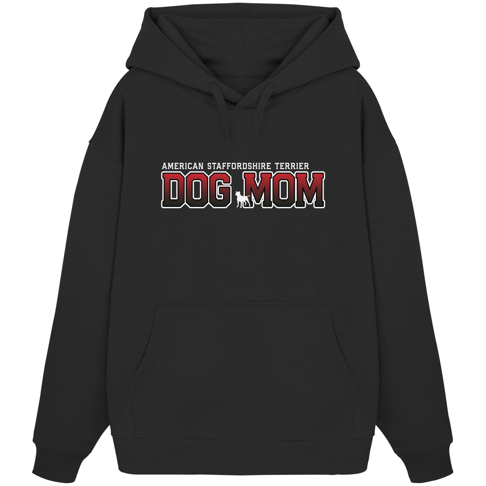 American Staffordshire Terrier Mom - Varsity - Organic Oversize Hoodie