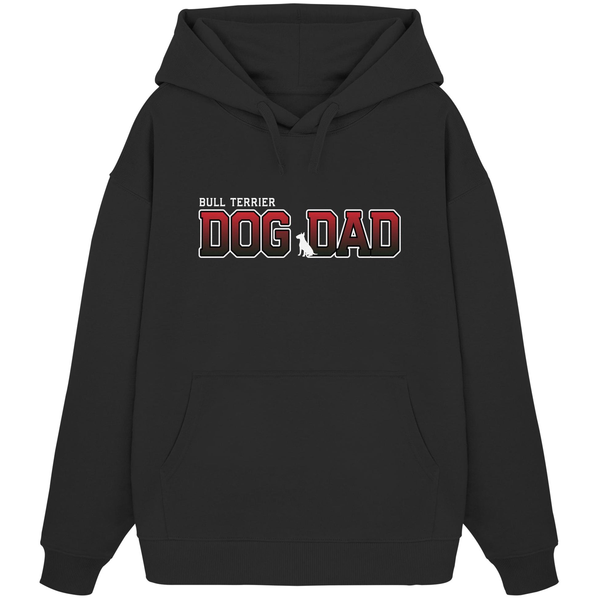 Bull Terrier Dad - Varsity - Organic Oversize Hoodie