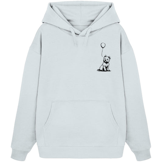 Ballon West Highland White Terrier - Organic Oversize Hoodie