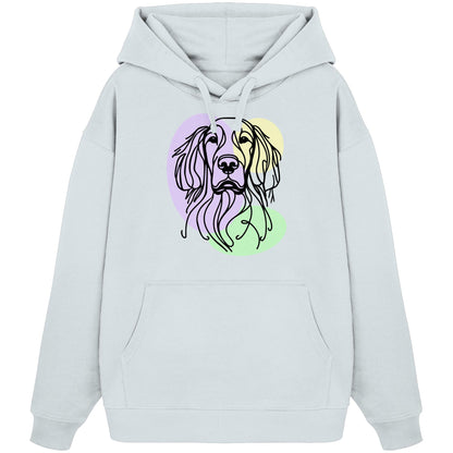 Line Art - Süßer Gordon Setter - Organic Oversize Hoodie