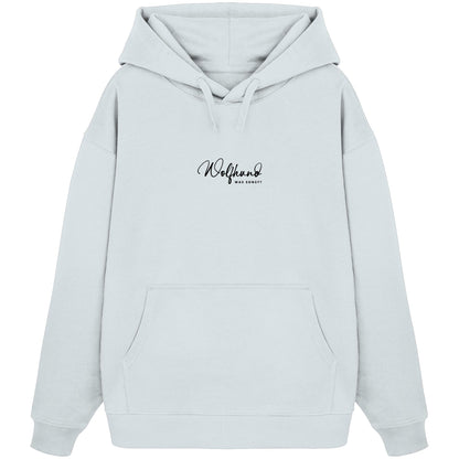 Was sonst? Wolfhund - Organic Oversize Hoodie