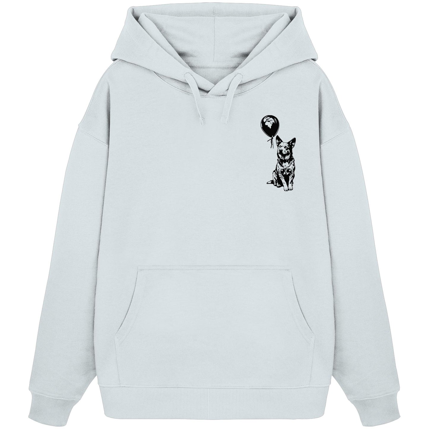 Ballon Australian Cattle Dog - Organic Oversize Hoodie