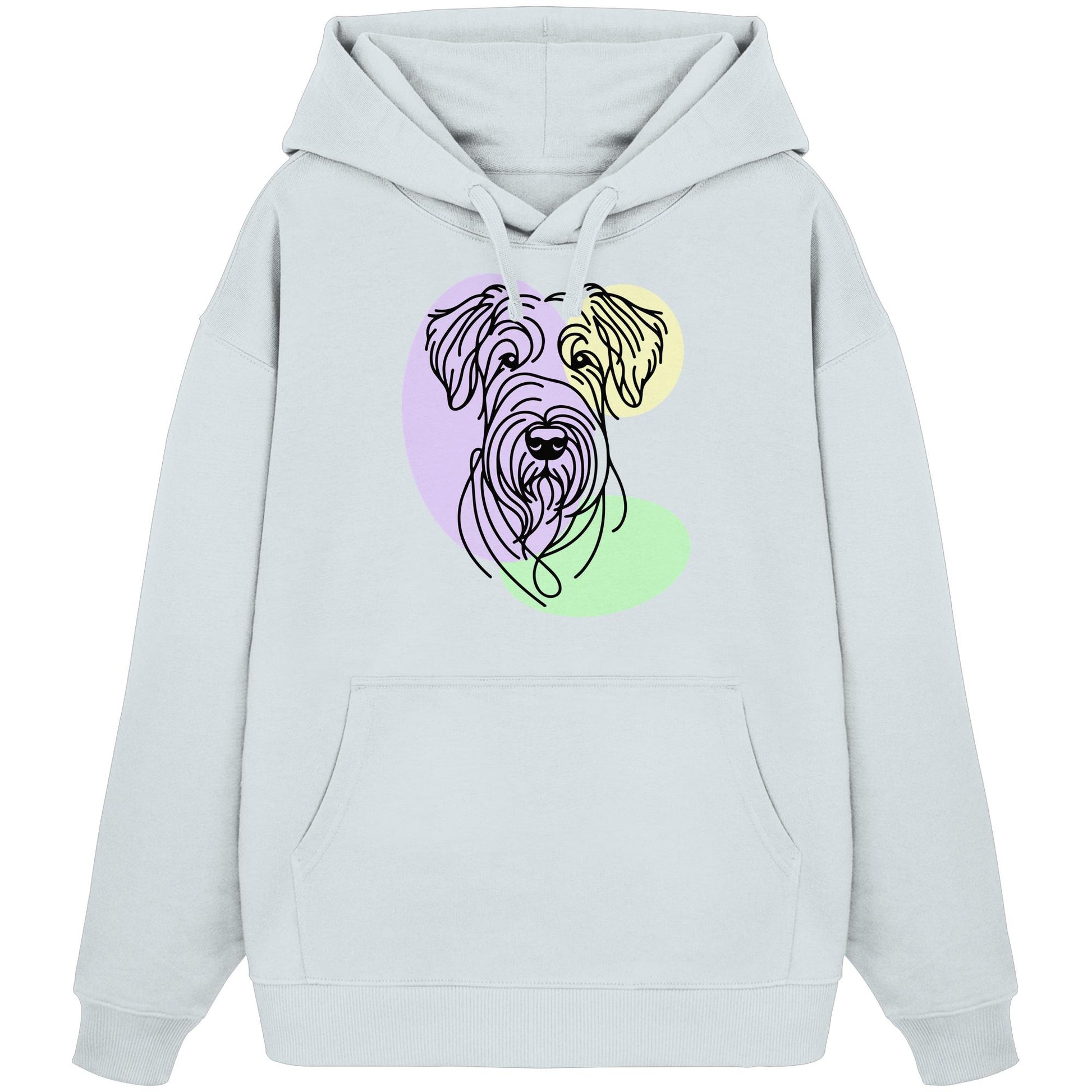 Line Art - Süßer Irish Terrier - Organic Oversize Hoodie